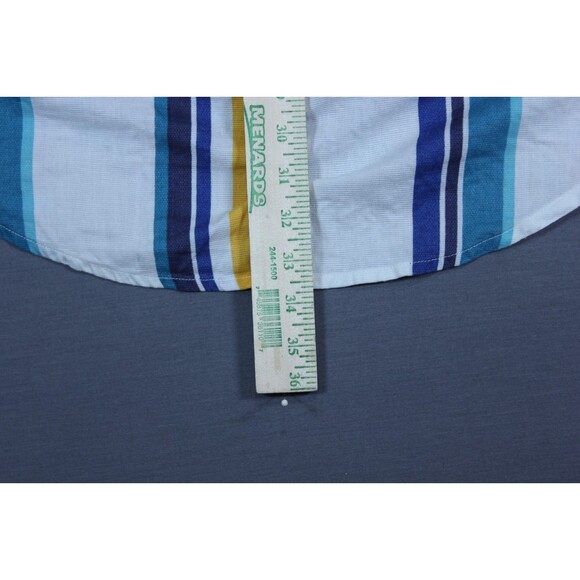 Vintage Chaps Ralph Lauren Vertical Striped Short Sleeve Lightweight Sz L - Picture 8 of 11